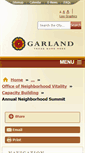 Mobile Screenshot of garlandsummit.org